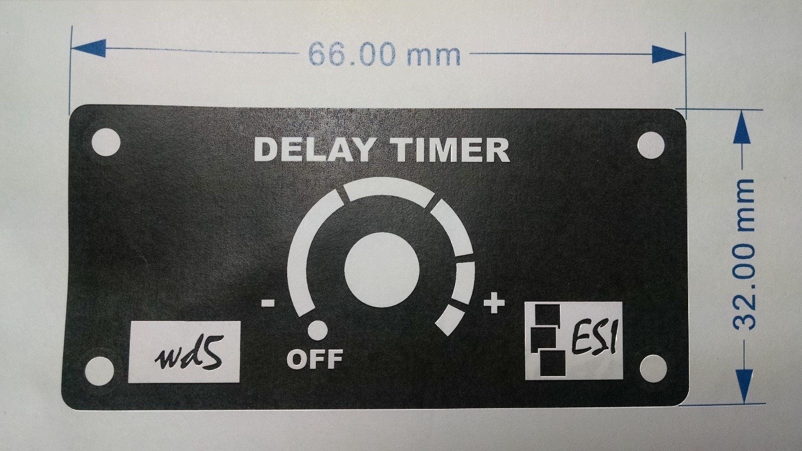 WIPER DELAY SWITCH WITH 2-30 SECOND DELAY UNIVERSAL FIT USE WITH 24 VOLT WIPERS