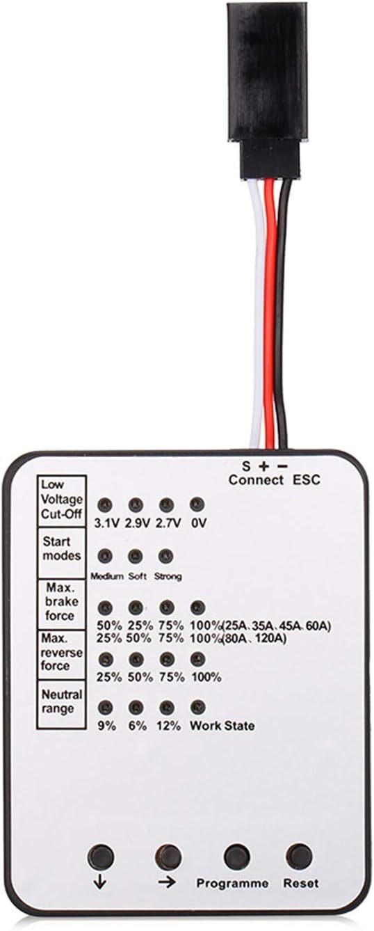 Tarjeta De Programacion Goolrc Para Surpass Hobby Esc Control De Velocidad El...