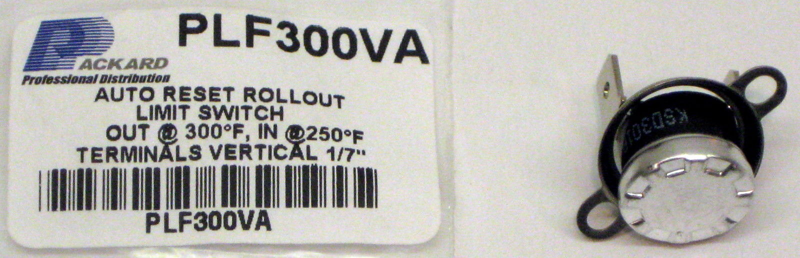 PLF300VA L300-50 Limit Thermostat Flush Mount For Furnace Unit Heaters
