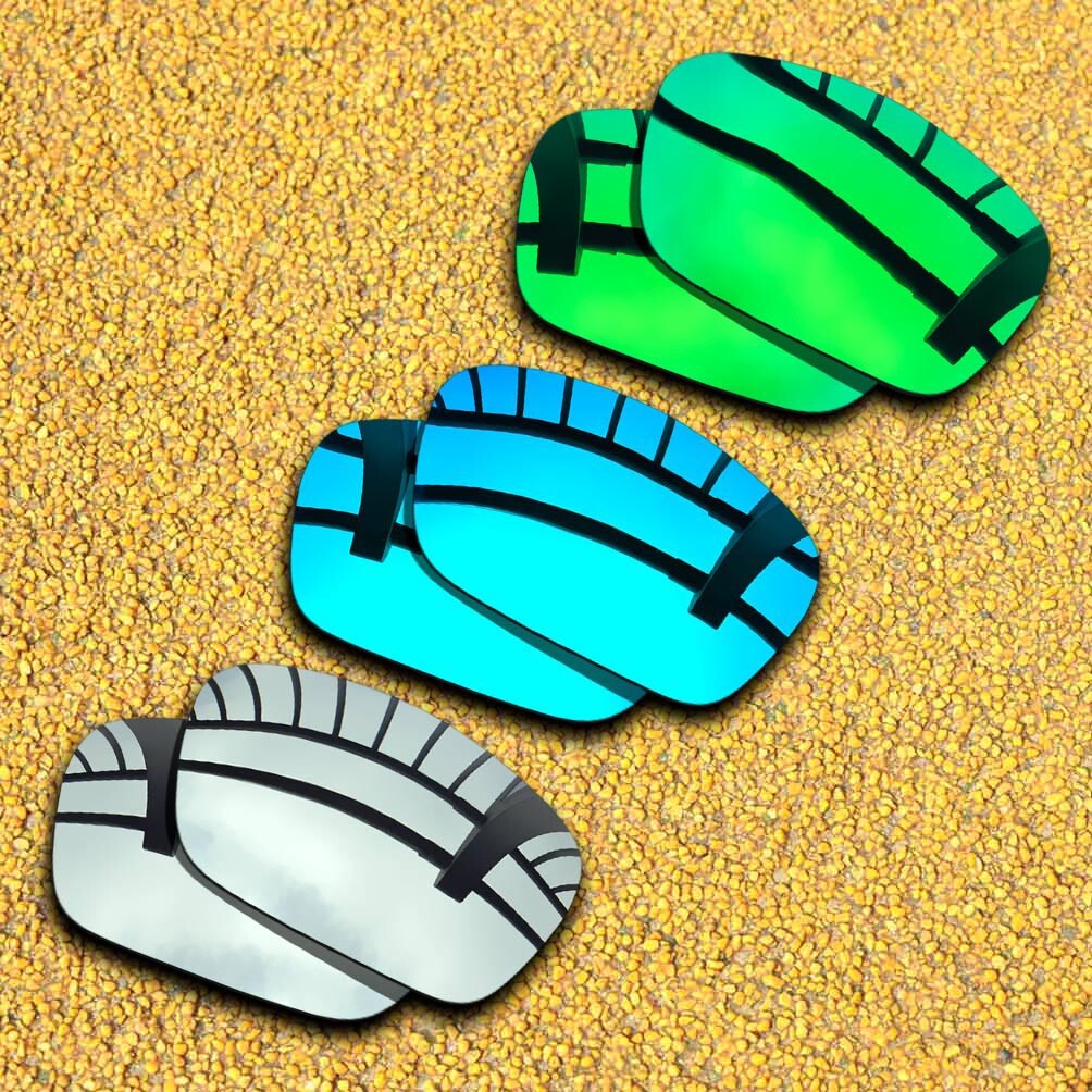 3 Pairs Lenses Replacement for-Costa Del Mar Cat Cay Polarized-Silver&Blue&Green