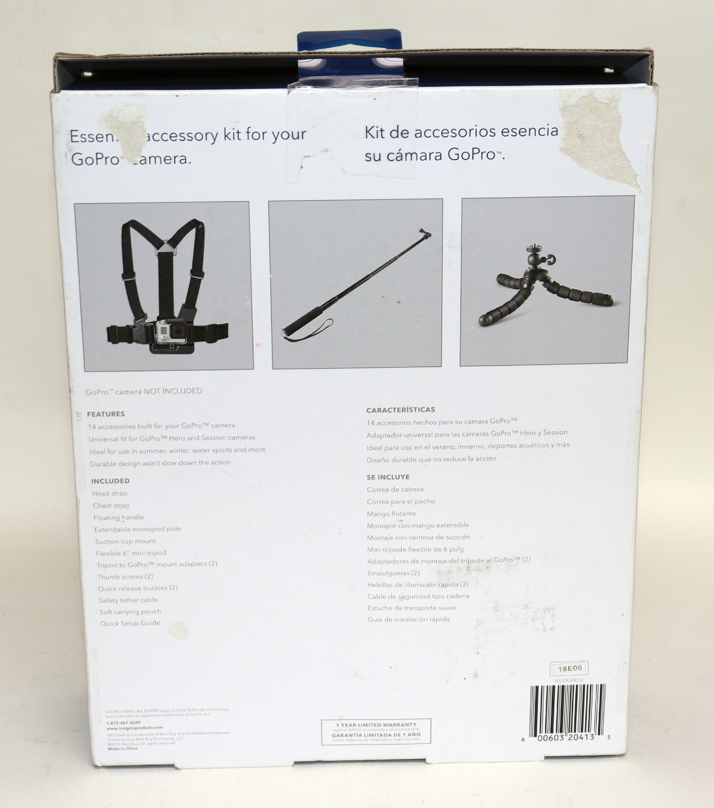 GoPro Essential Accessory Kit NS-DGPK10 - Insignia