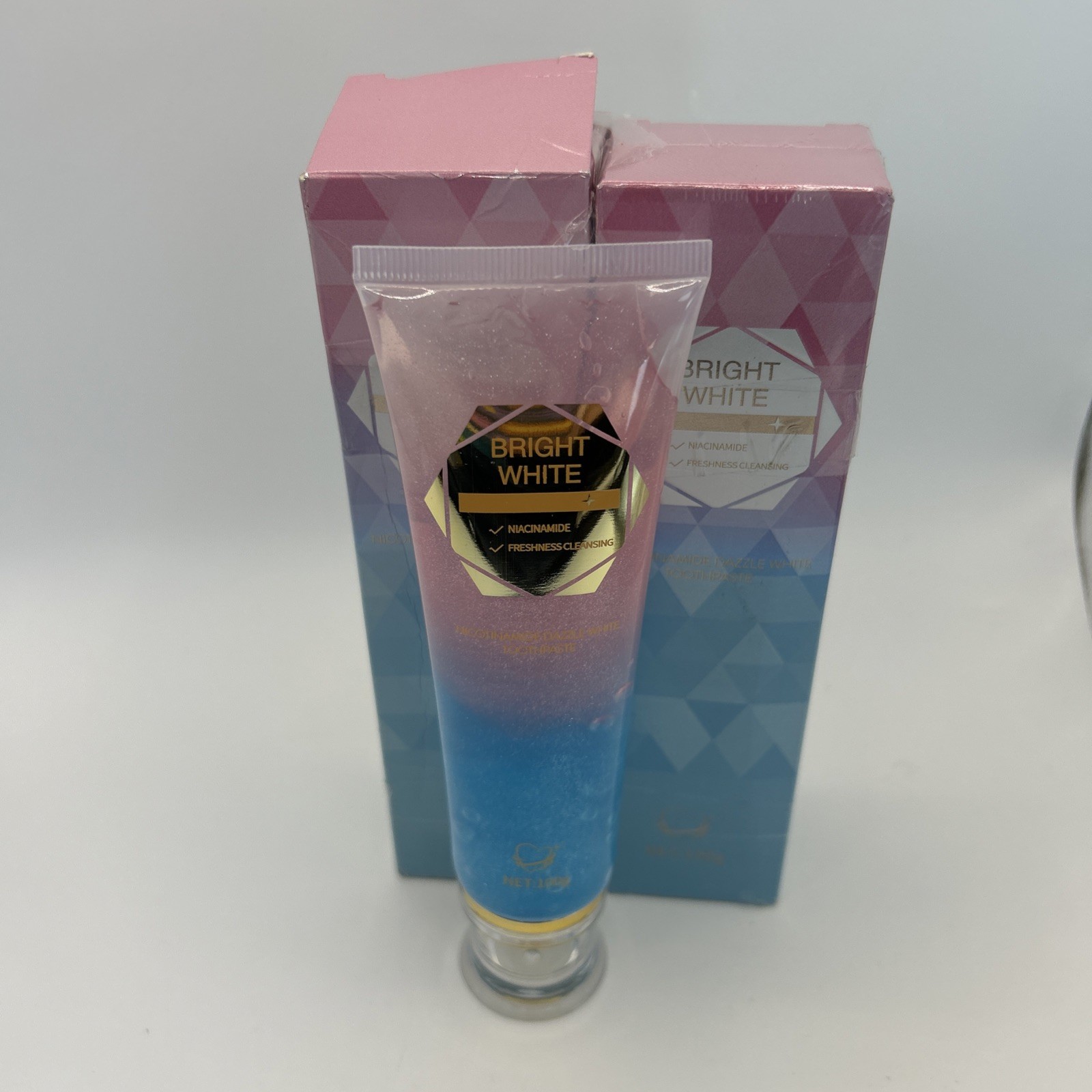 2 Pack - Nicotinamide Dazzle Toothpaste - Bright Dazzle White 3.5 oz Exp 2/2028