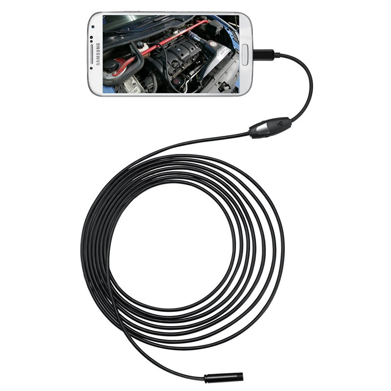 6.6FT 6LED Android Endoscope Waterproof Inspection Camera Micro USB Video Camera