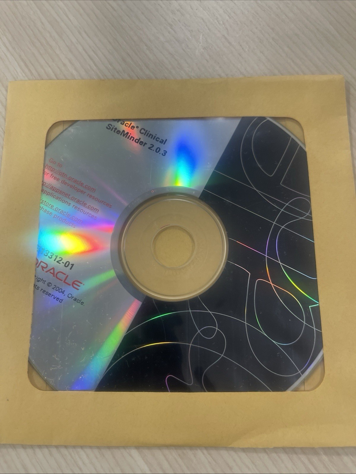 Vintage NEW Oracle Clinical SiteMinder 2.0.3 CD-ROM B15312-01