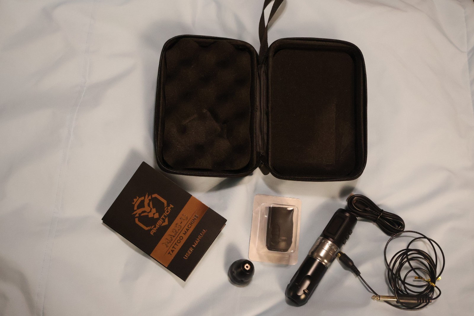 Ambition Mars-U Wireless Tattoo Machine Kit with Adjustable Stroke