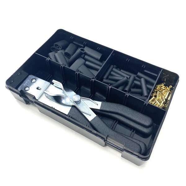 4.7mm Brass Bullet Connector Kit - Bullets Sockets & Crimping and Closing Tool