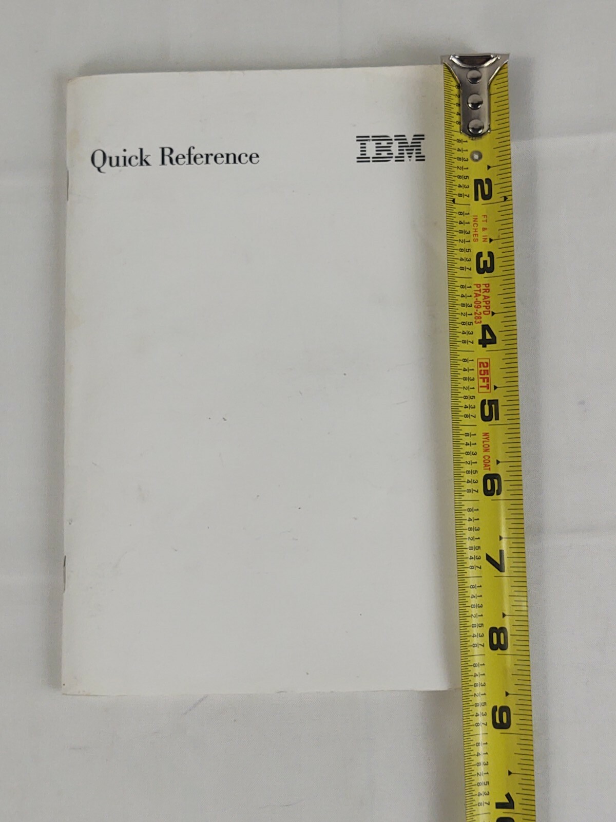 Vintage IBM Quick Reference Manual Booklet Book Part Number: 19K6728 Computer