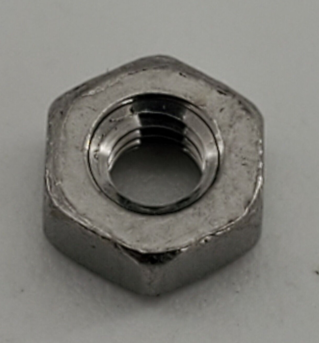 Steel Hex Nut 18-8 Stainless M2.5 x 0.45 mm Thread (Lot of 100)