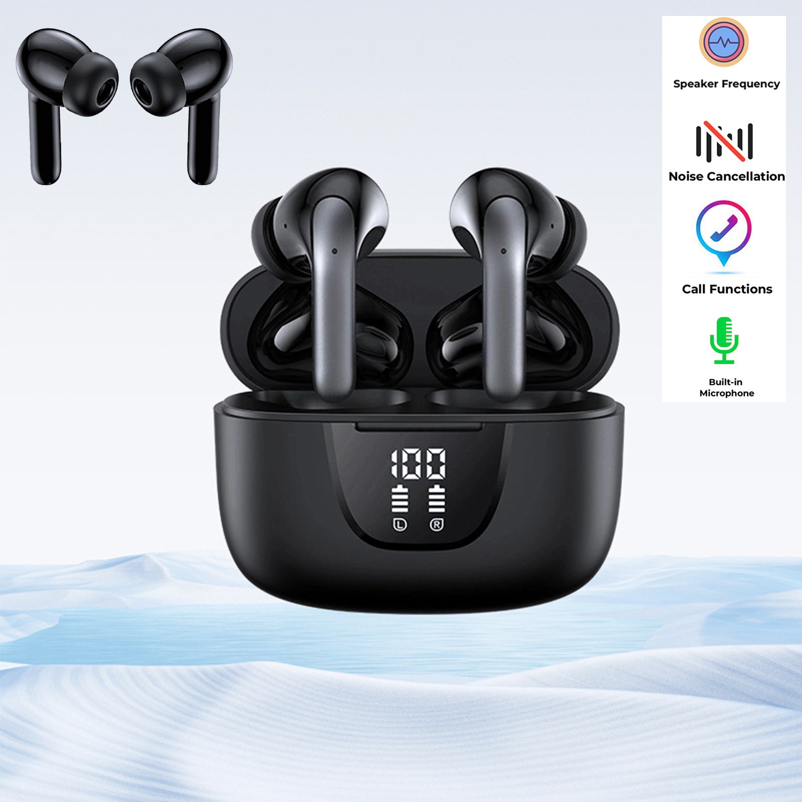 2026 Wireless Bluetooth 5.3 Earbuds Headphones For iPhone Samsung Galaxy Android