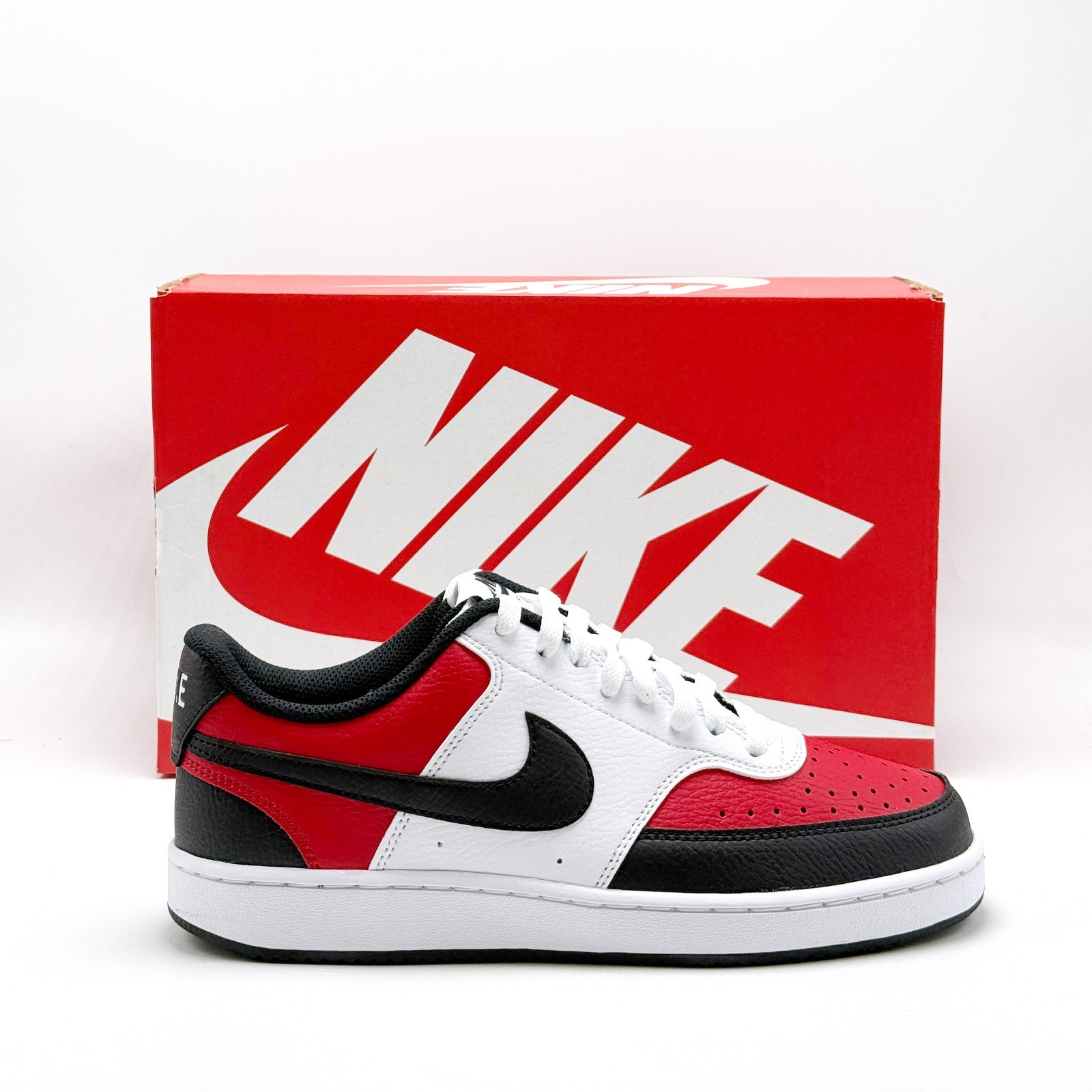 *NEW* MEN Nike Court Vision Low UNIVERSITY RED / WHITE / BLACK (IO9112 657) 👍