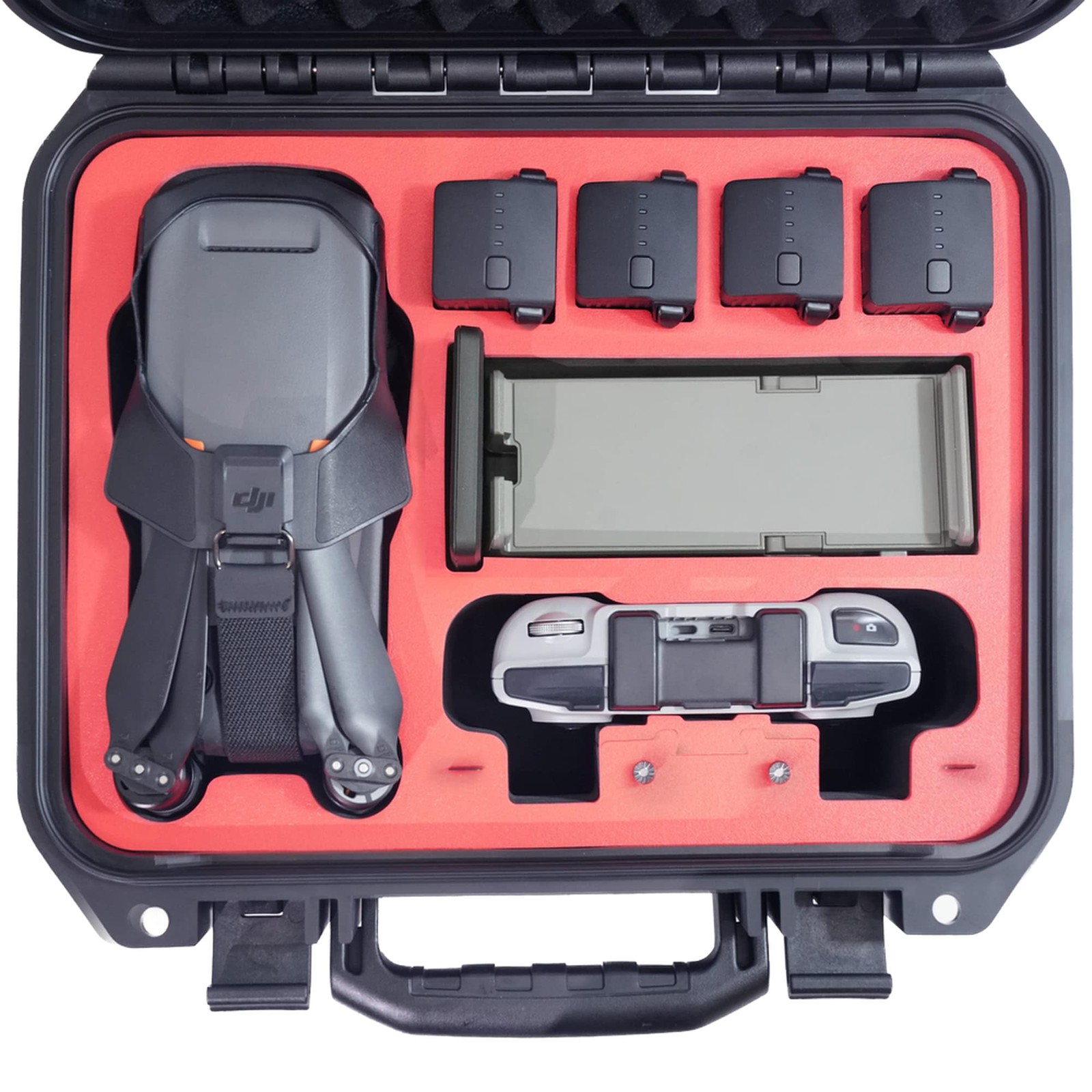 VCUTECH Mavic 3 Case Compatible with DJI 3 14.2" x 12.2" x 6.5", Black