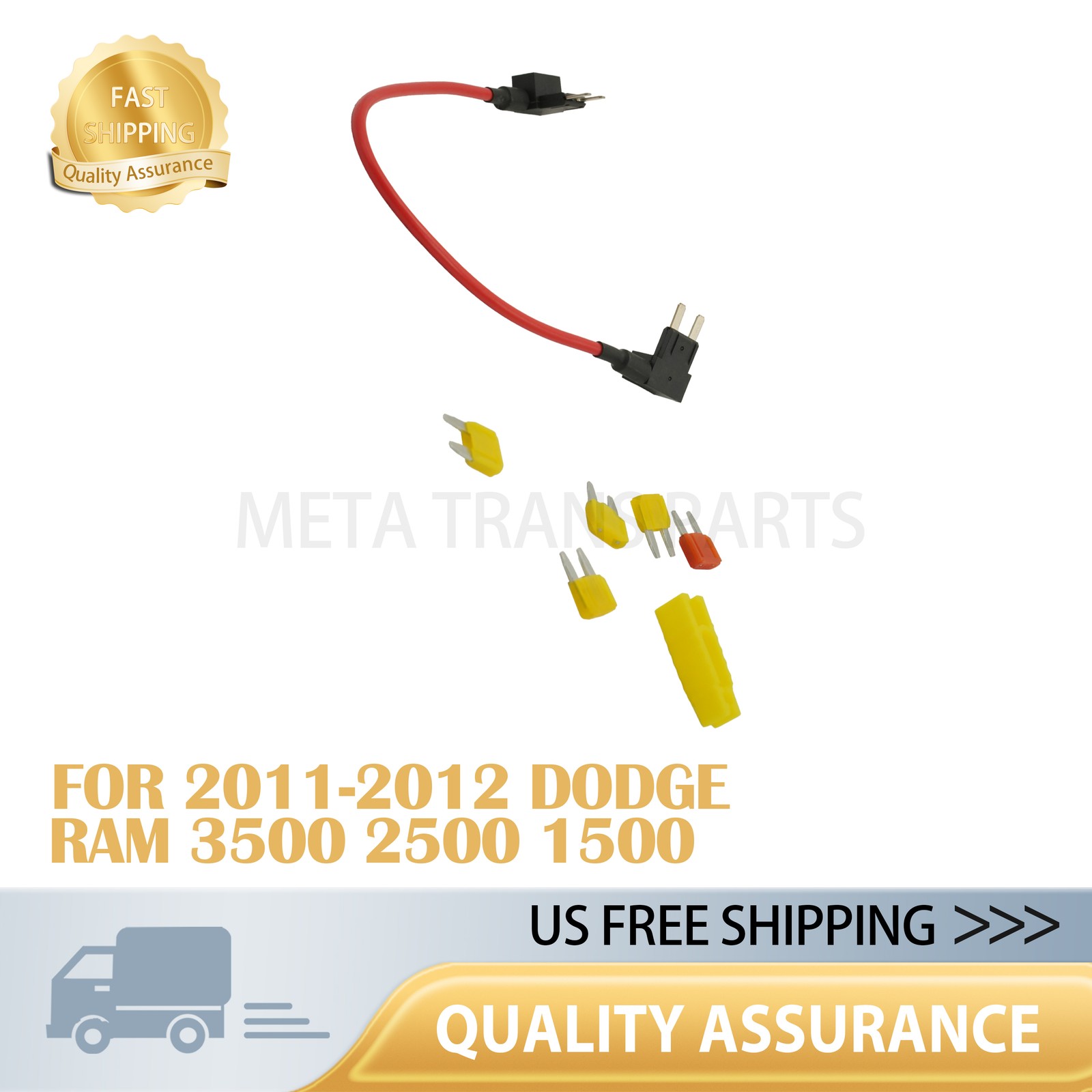 TIPM Repair Fuel Pump Relay Bypass Cable For 11-12 Dodge Ram 1500 2500 3500
