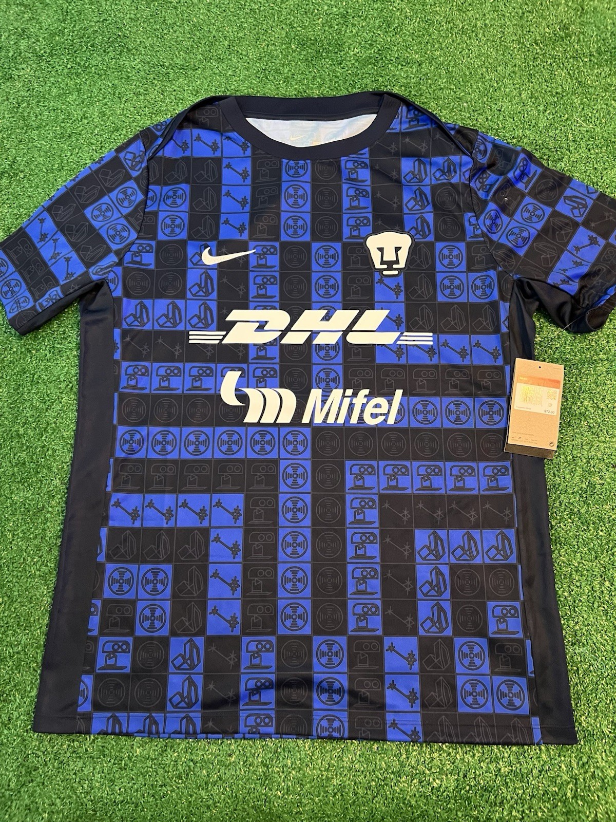 Nike Navy Pumas 2025/26 Jersey Mens Size large NWT Soccer Jersey Authentic