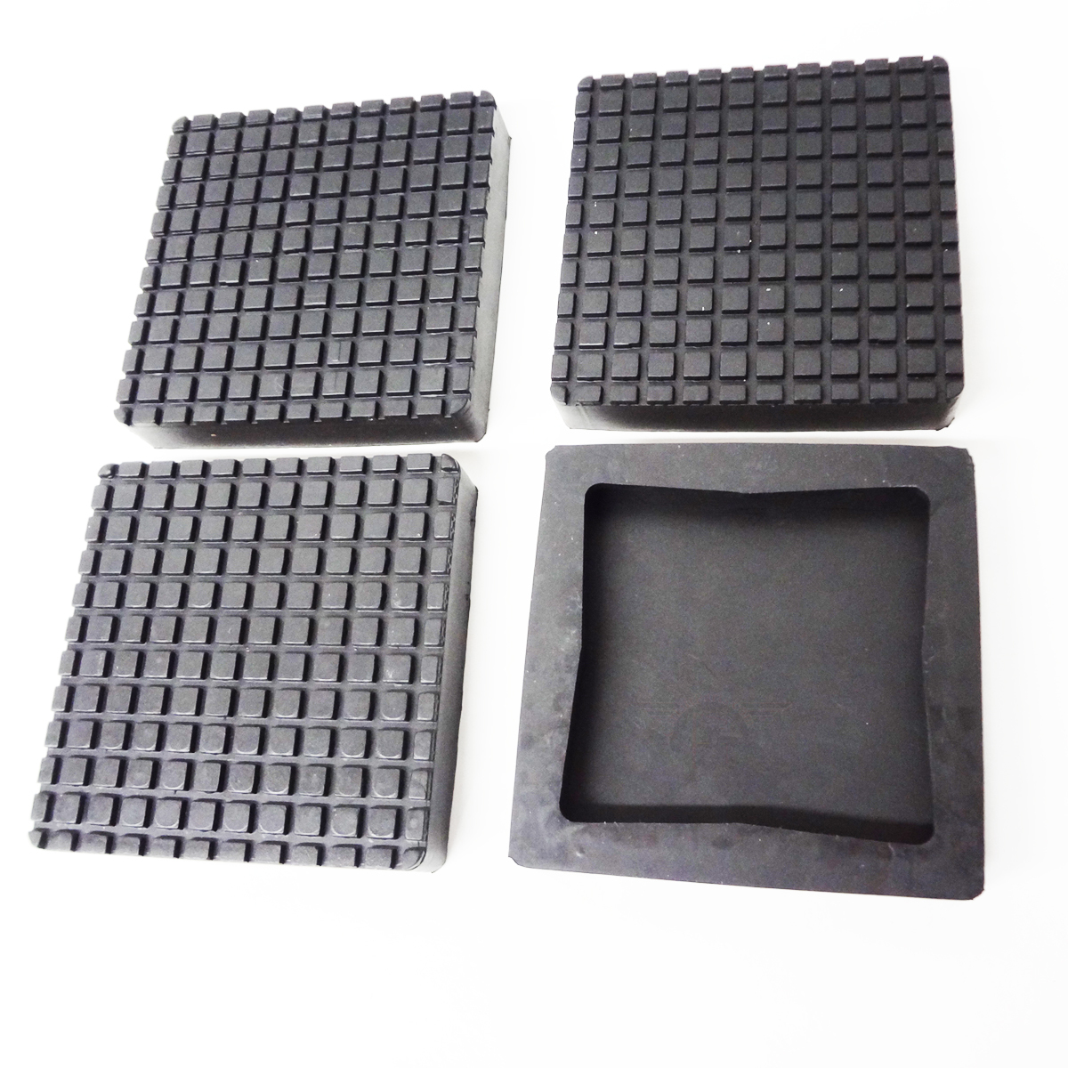 Rubber lift pad set Bendpak 2 post square slip on style 5715-365 slip over style