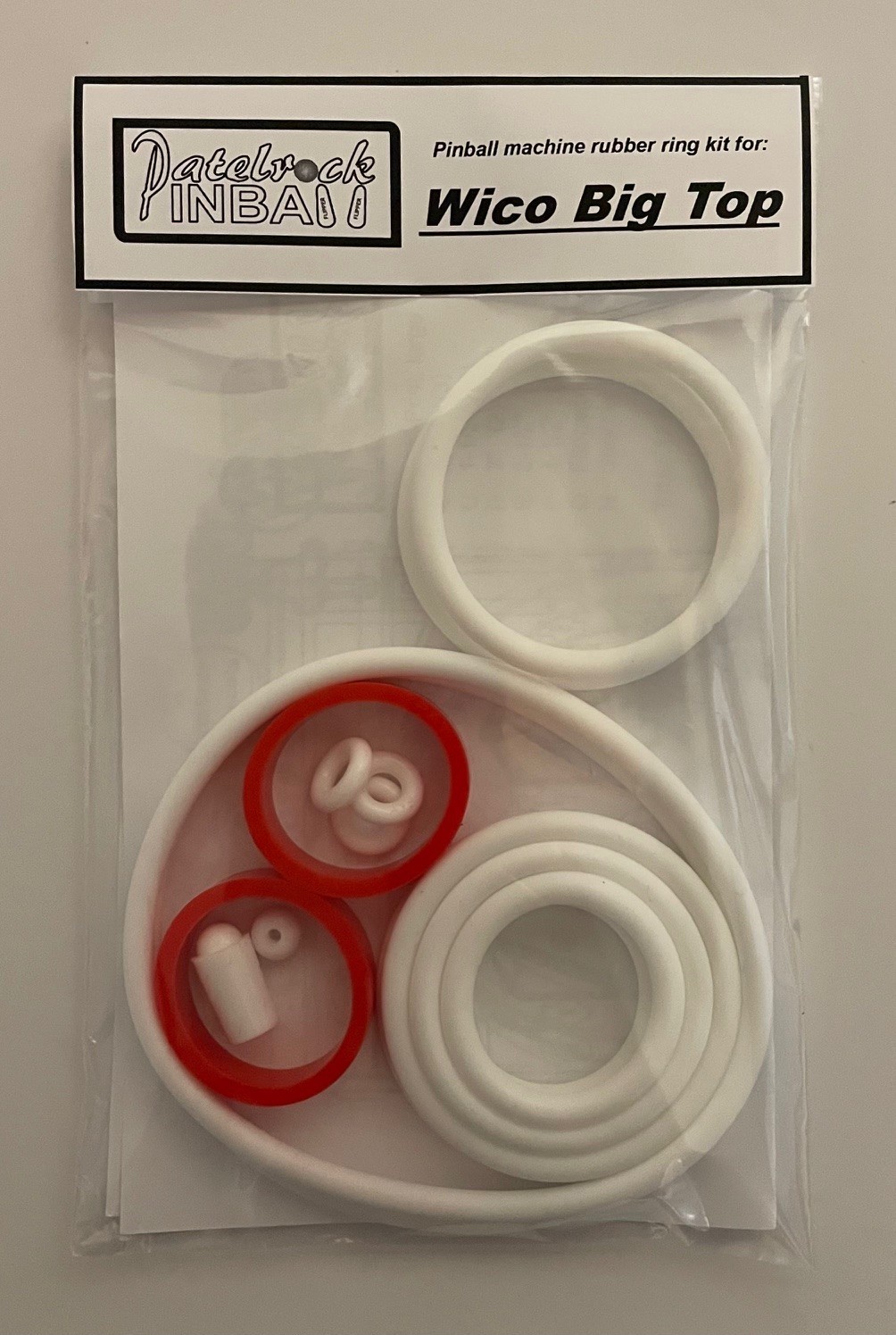 1977 Wico Big Top Pinball Machine Rubber Ring Kit