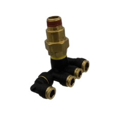 Parker Hannifin 369PPV002 Air Pressure Protection Valve, 70 PSI Opening, 4 Port