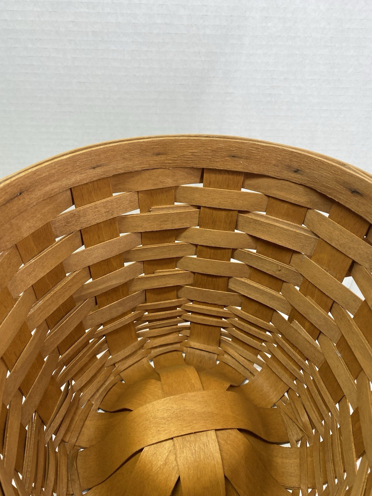 1994 LONGABERGER Classic Tall Medium Fruit Basket Swinging Handle