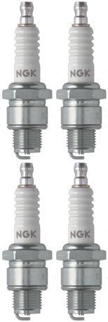 Set 4 NGK Standard Spark Plugs for Suzuki GT500 1977-1976 Engine 500cc
