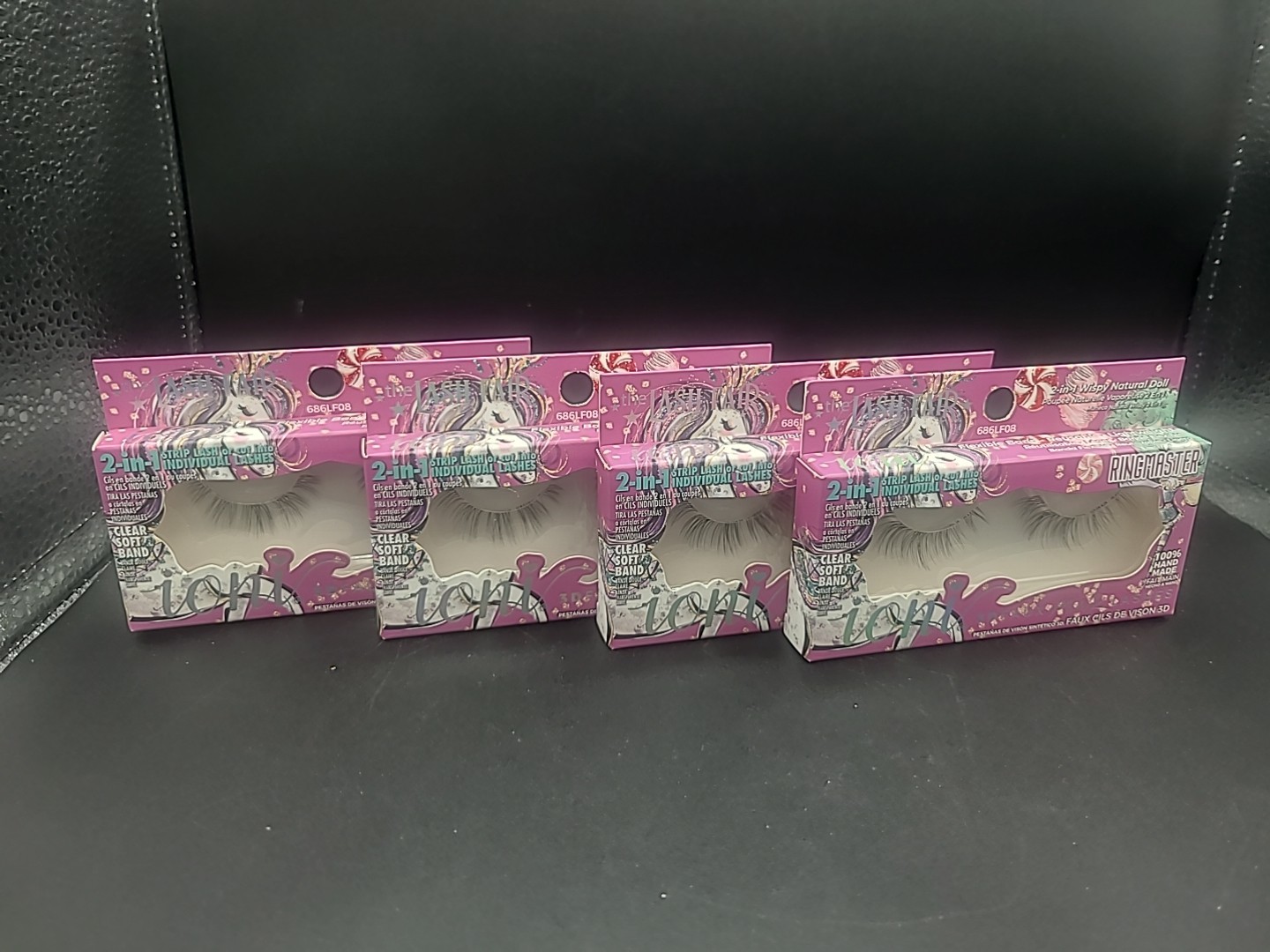 Ioni 3d Faux Mink Lashes Ringmaster Lot Of 4