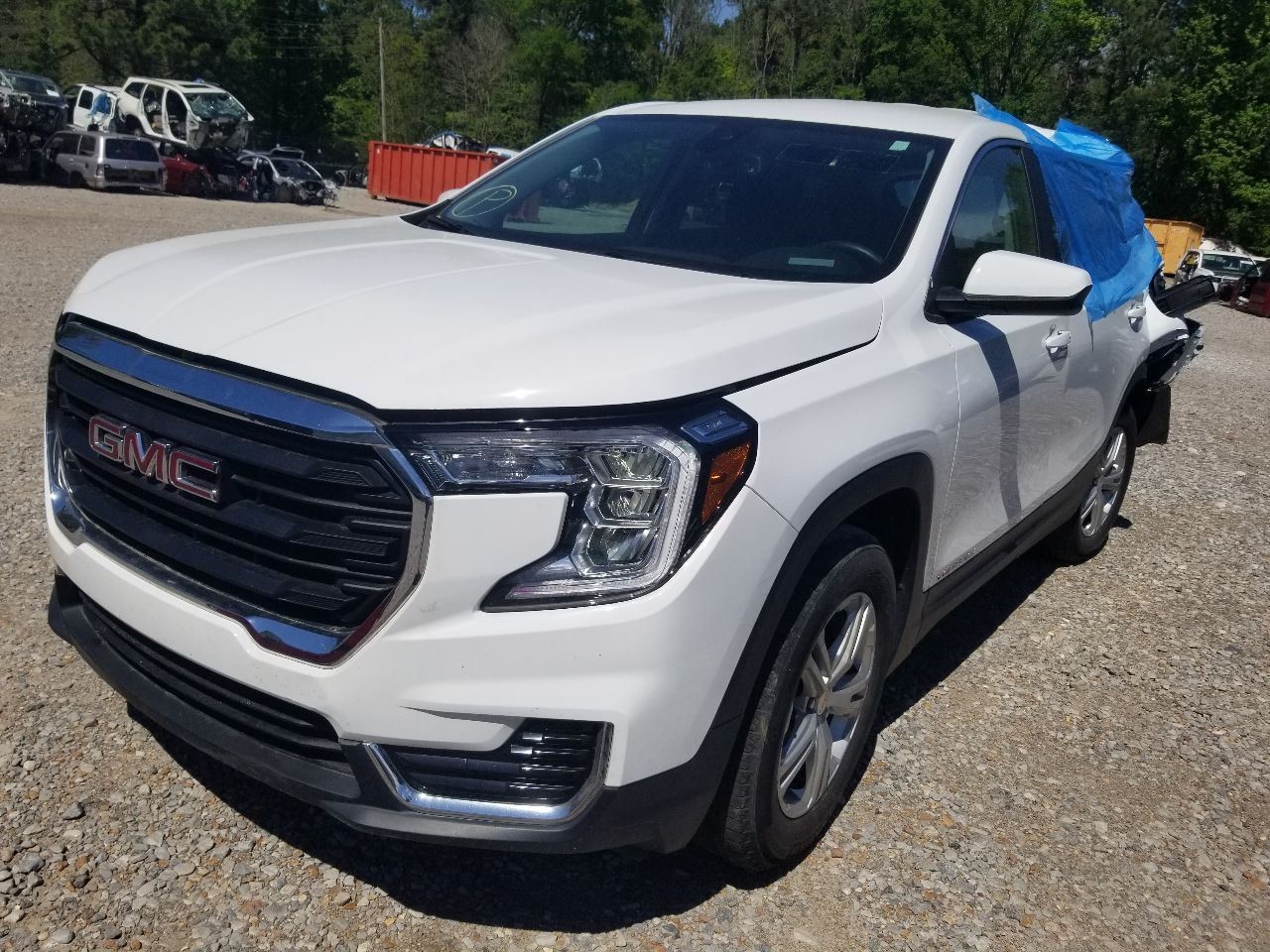 24 GMC TERRAIN SLE SUN VISOR GRAY LEFT DRIVER