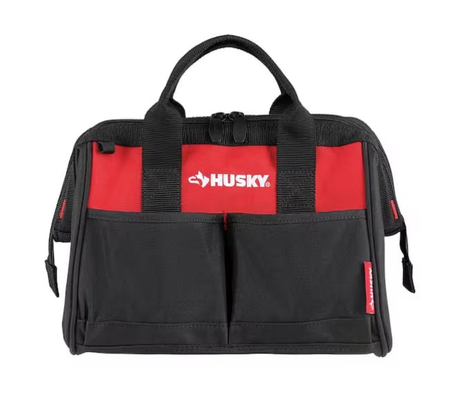 Husky 12 in 4 Pocket Zippered Tool Bag
