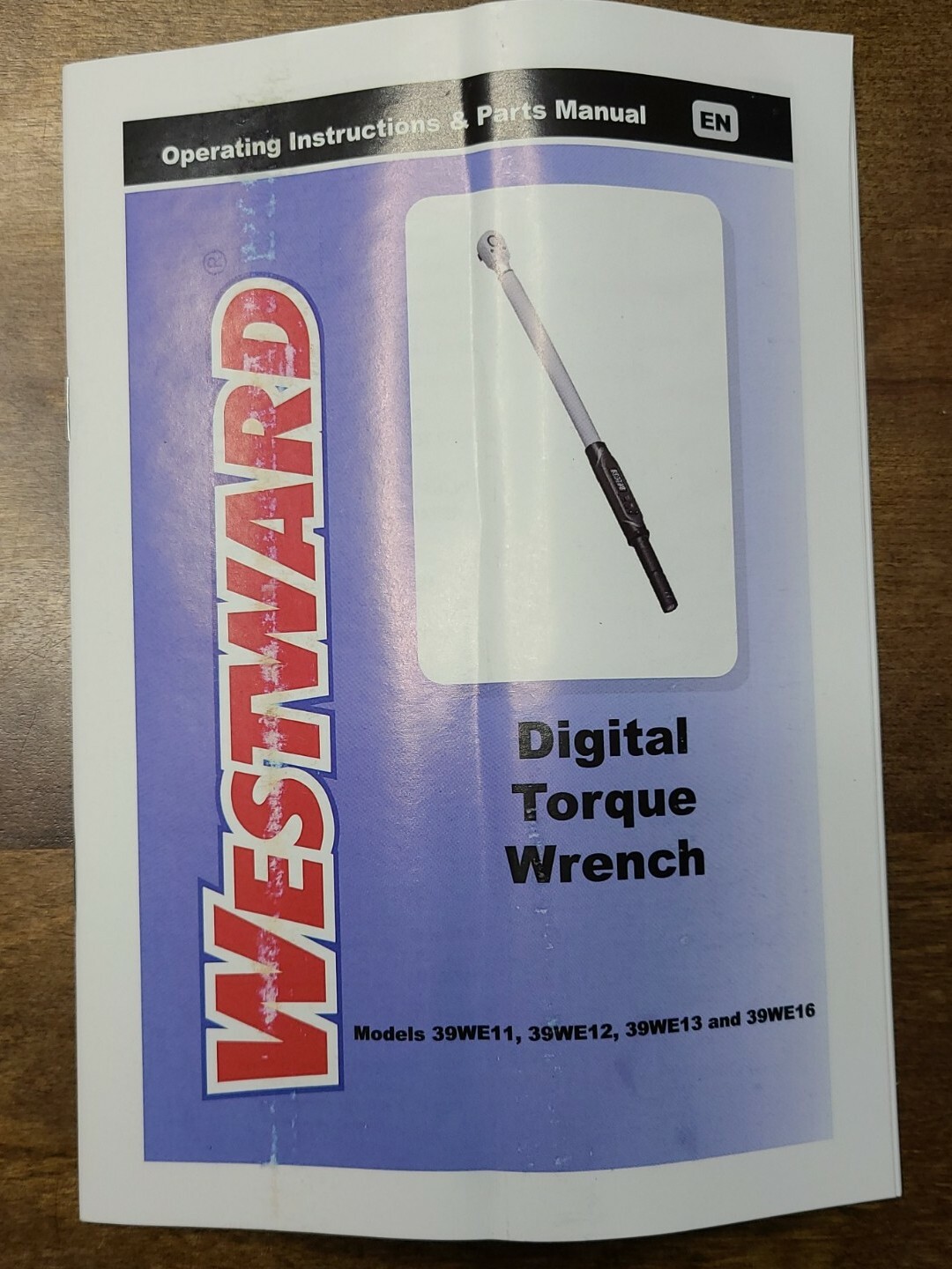 Digital Torque Wrench 39WE12 31 - 626.8 Ft Lb Carrying Case Westward