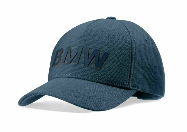 GENUINE BMW Hat Baseball Cap. Word Mark Logo, Adjustable. BLUE. BNWT. 28A1