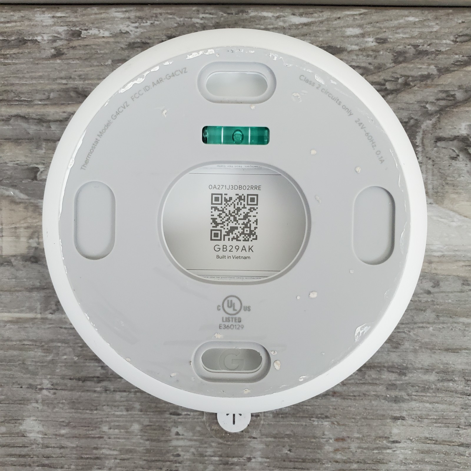 Google G4CVZ Nest Smart Programmable Wi-fi Thermostat - White
