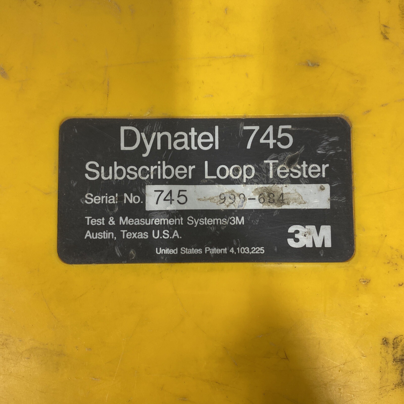 3M Dynatel 745 Compact Telephone Subscriber Loop Tester