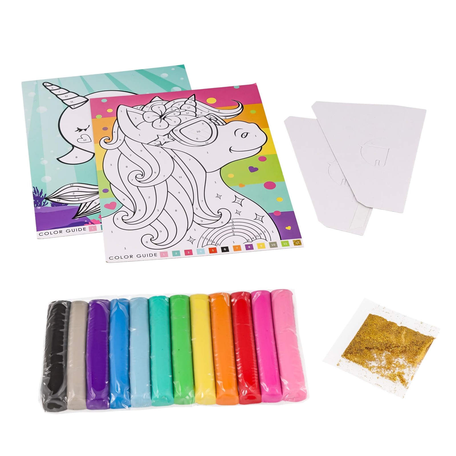 Coloring Clay Creations Design Kit | Unicorn