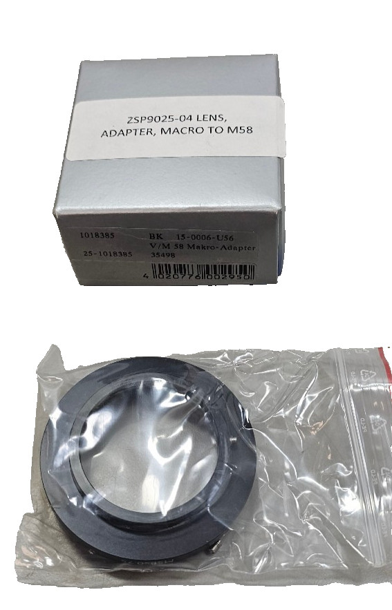 Schneider Optics 25-1018385 Lens Adapter, Macro to M58 15-0006-U56