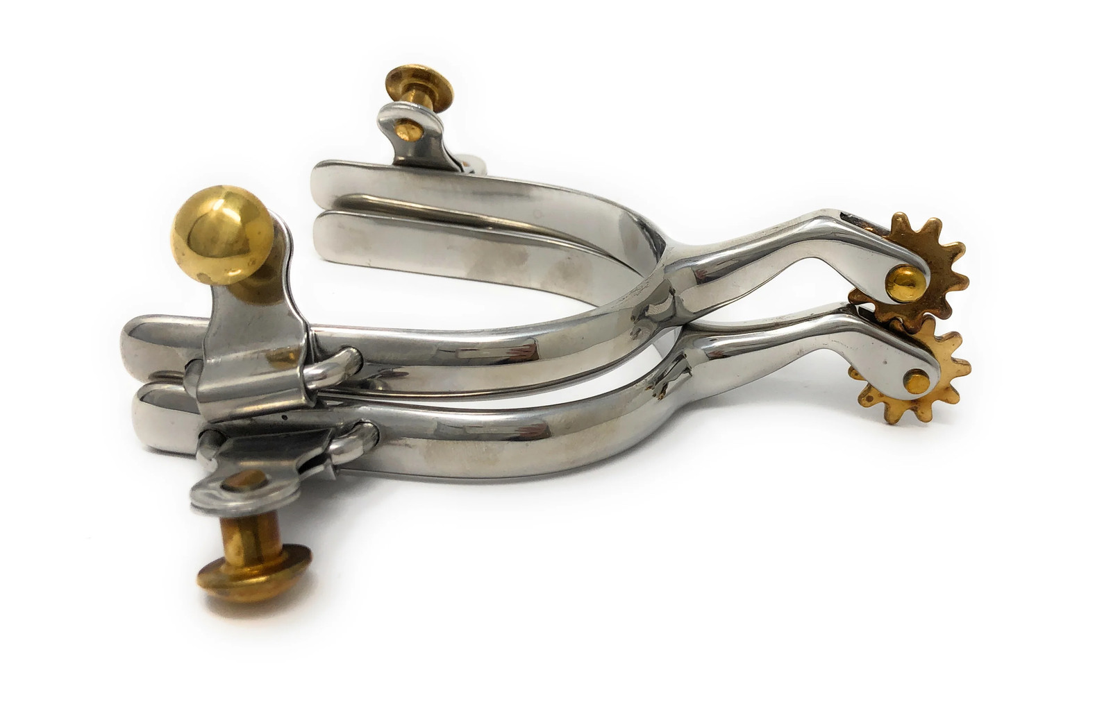 AJ Tack Men's Plain Band Roping Spurs