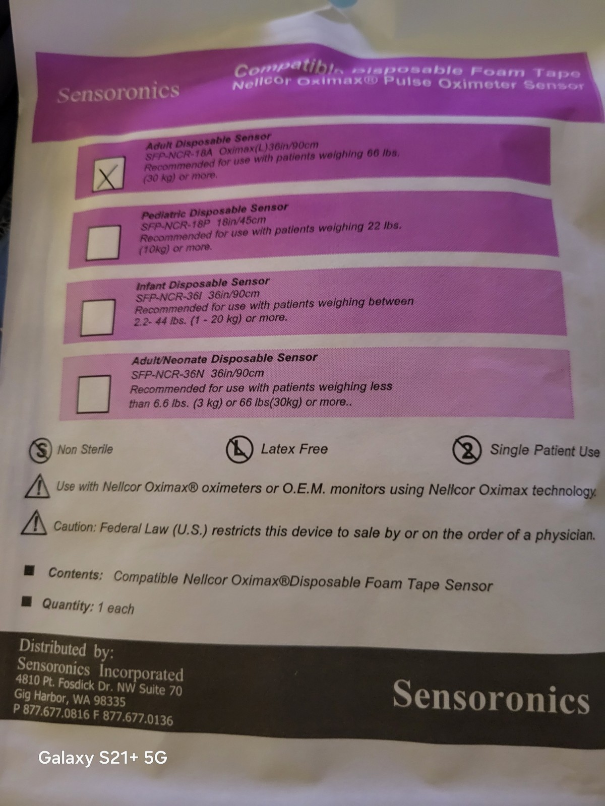 Pulse Oximeter Pulse Sensor