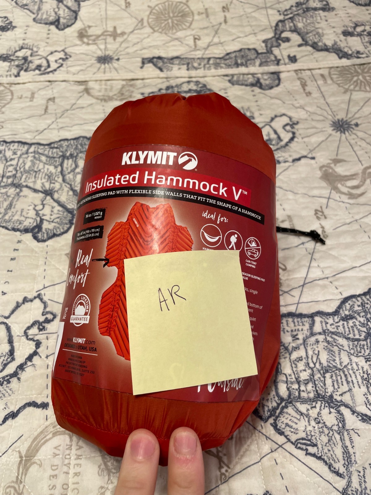 Klymit Insulated Hammock V Sleeping Pad - Red
