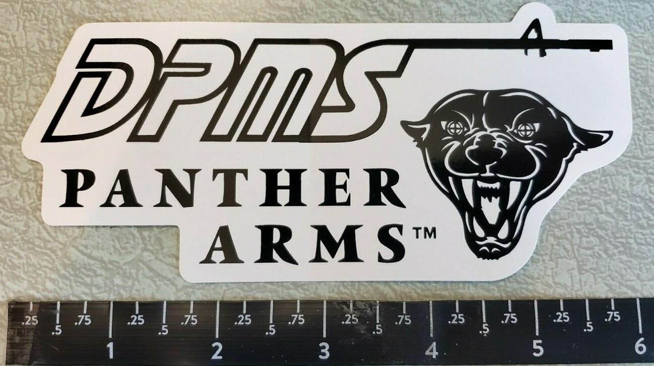DPMS Panther Arms Firearms Vinyl Decal Sticker Shot Show OEM Original