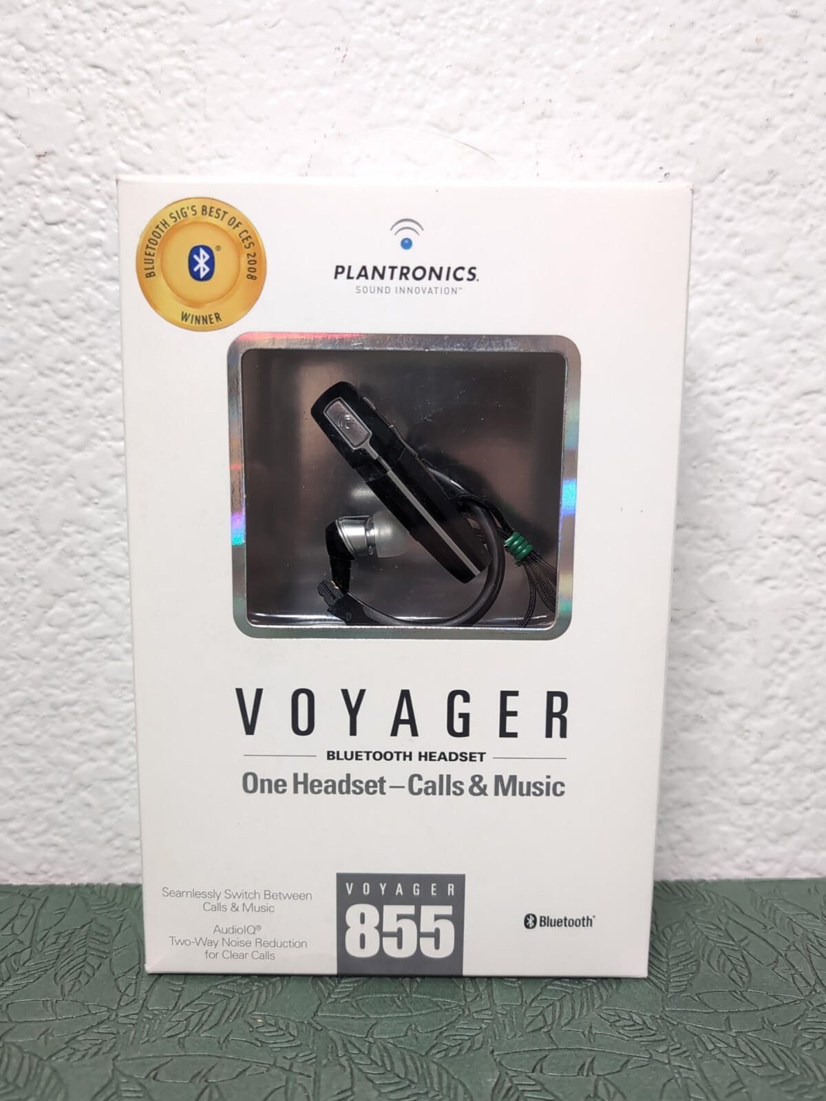 Plantronics Voyager 855 Bluetooth Headset Black (76300-01)