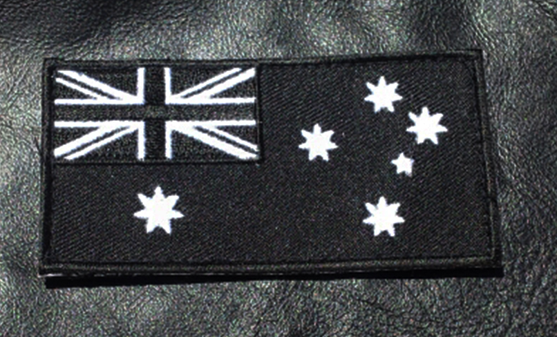 AUSTRALIAN FLAG EMBROIDERED MILITARY 3.5 INCH TACTICAL AU HOOK LOOP PATCH