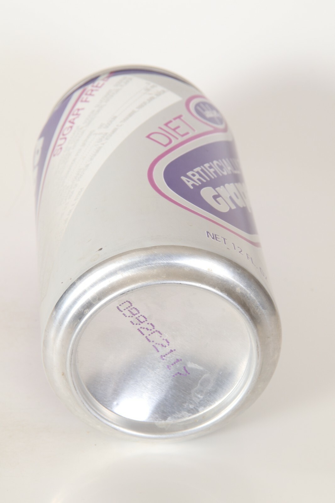 Diet Lady-Lee Grape Soda can