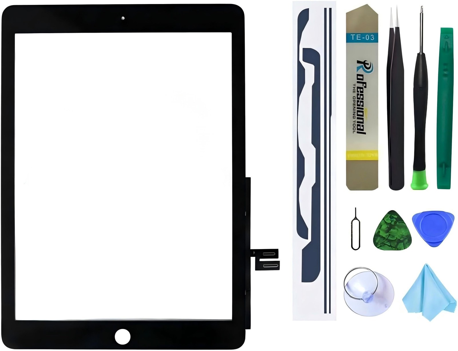 Screen Replacement for iPad 7 7th Gen 2019 A2197 A2198 A2200, for iPad 8 8th ...