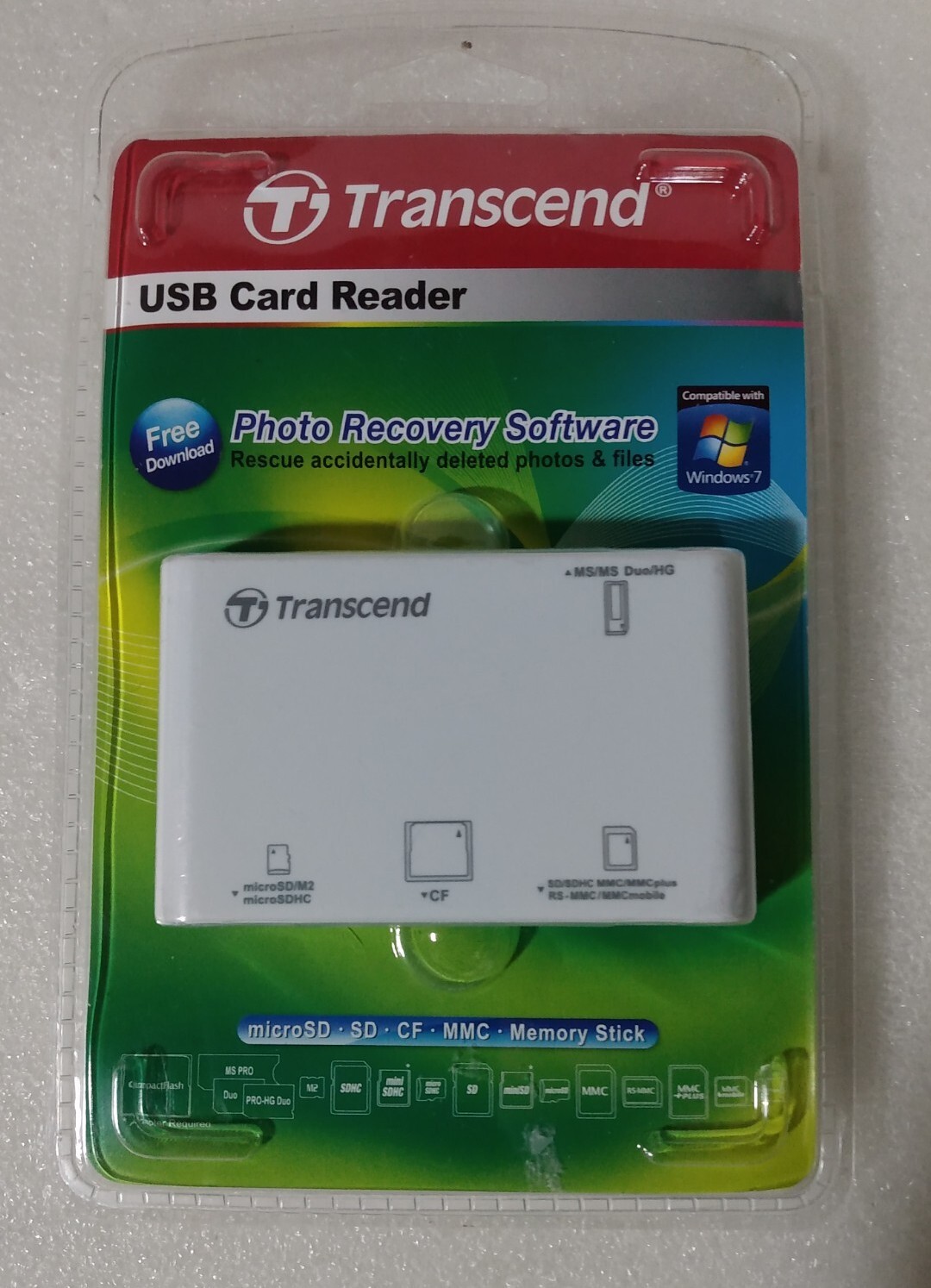 Transcend TS-RDP8W USB 2.0 All-in-One Multi Card Reader CF