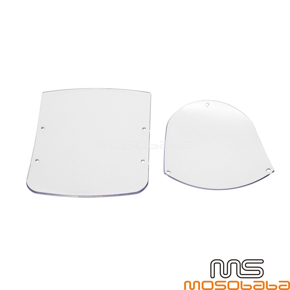 Headlight Quarter Fairing Replacement Windshield For Harley Dyna Super Glide FXD
