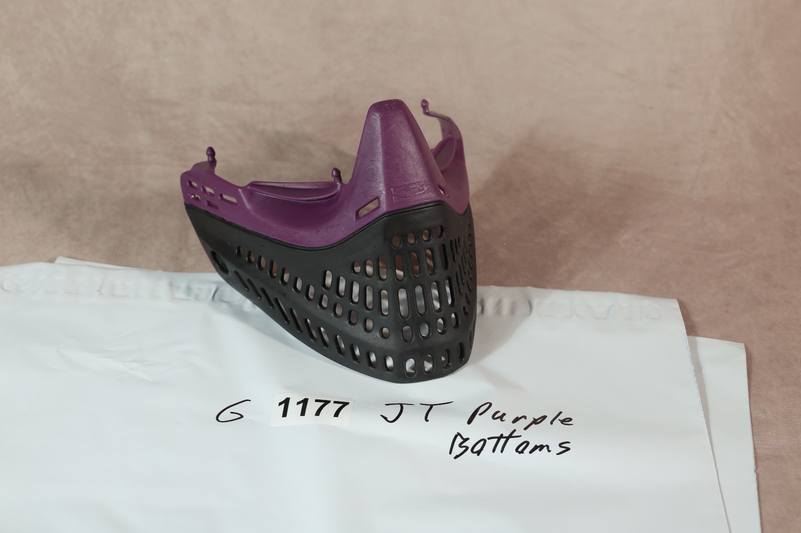 JT Proflex Paintball Mask Bottom Jaw Piece Purple Black