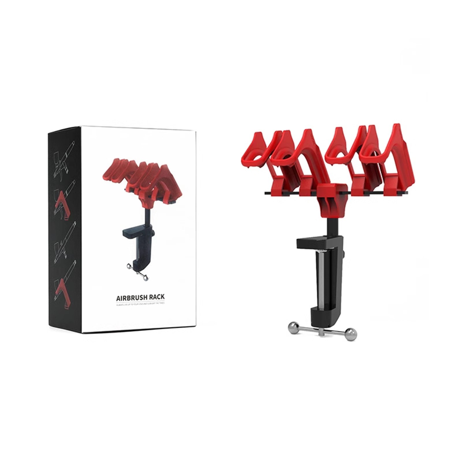 360 Adjustable AT-AR Spray Airbrush Rack Holder Bracket for Model Carft Tool