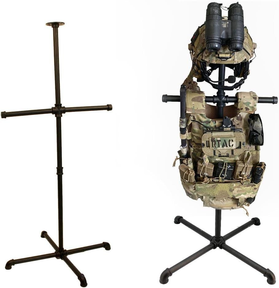 body armor stand - Tactical Vest Hanger for Police and Duty Gear Rack - Securely