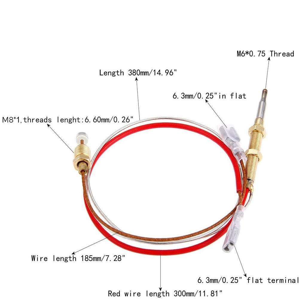 Heater Thermocouple Outdoor Propane Gas Patio Heater Replacement Parts