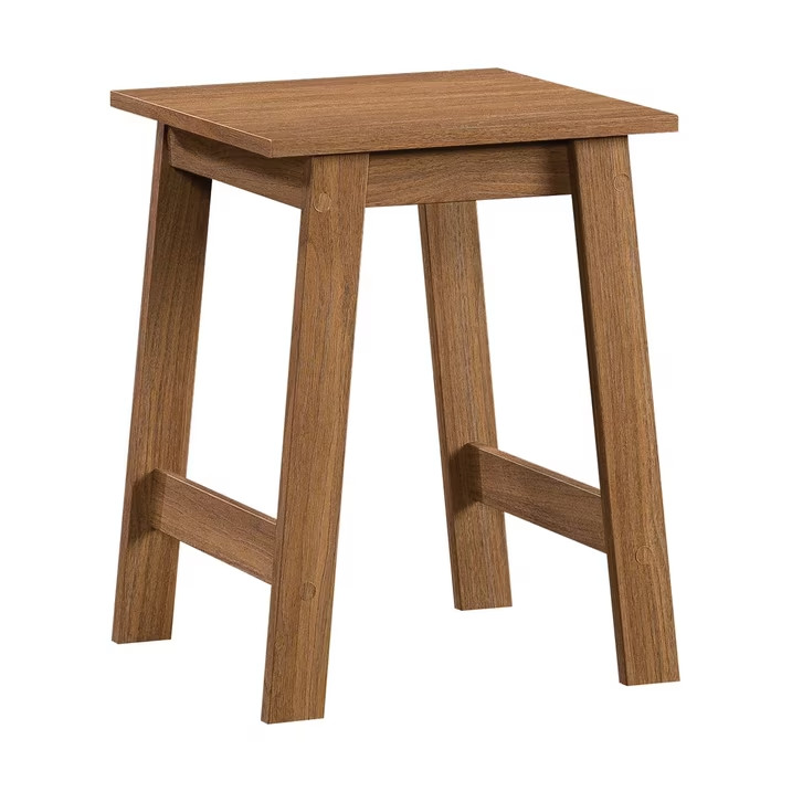 Mainstays Small Square Wood Side Table, Walnut Finish