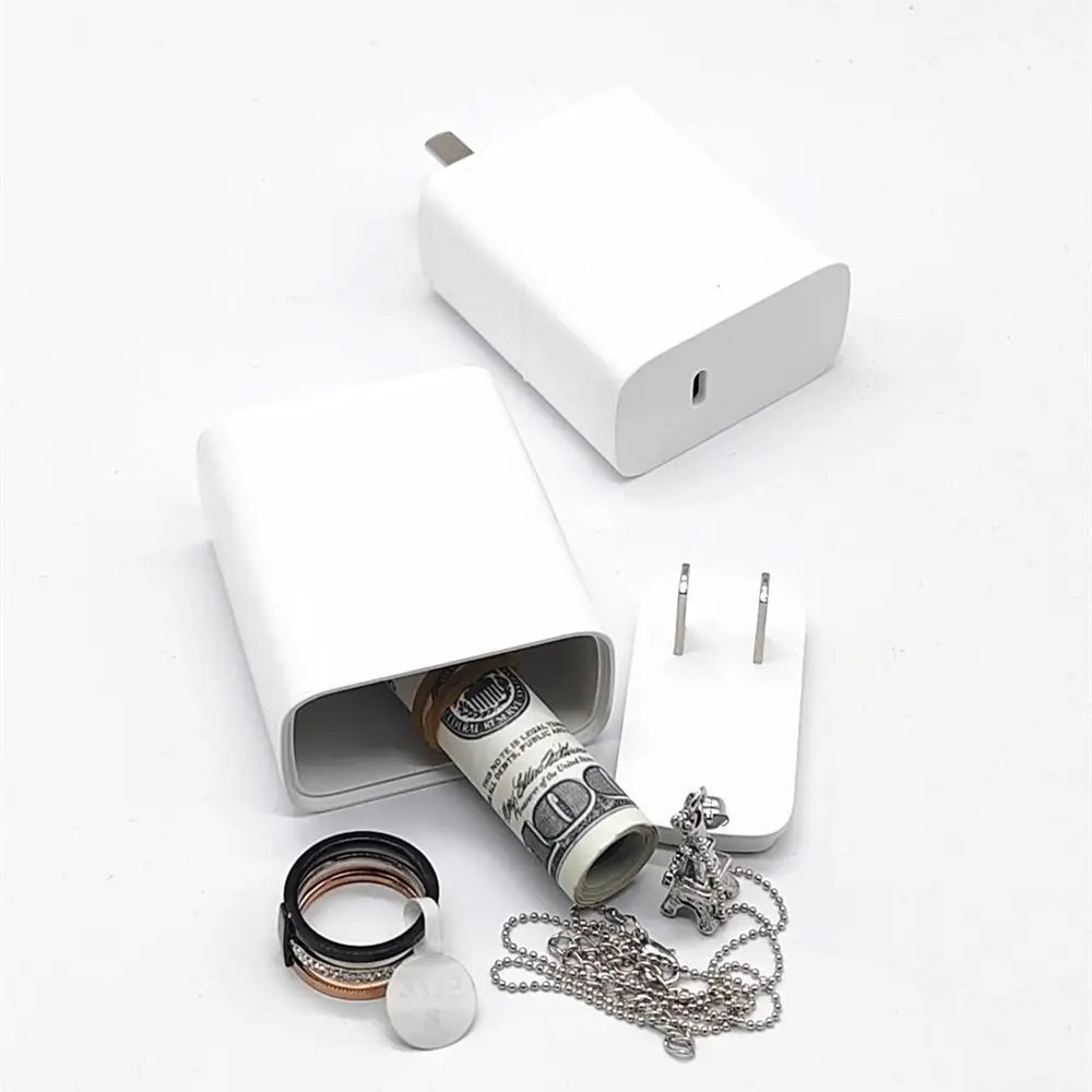Fake Charger Safe Hidden Storage Compartment Secret Diversion Container