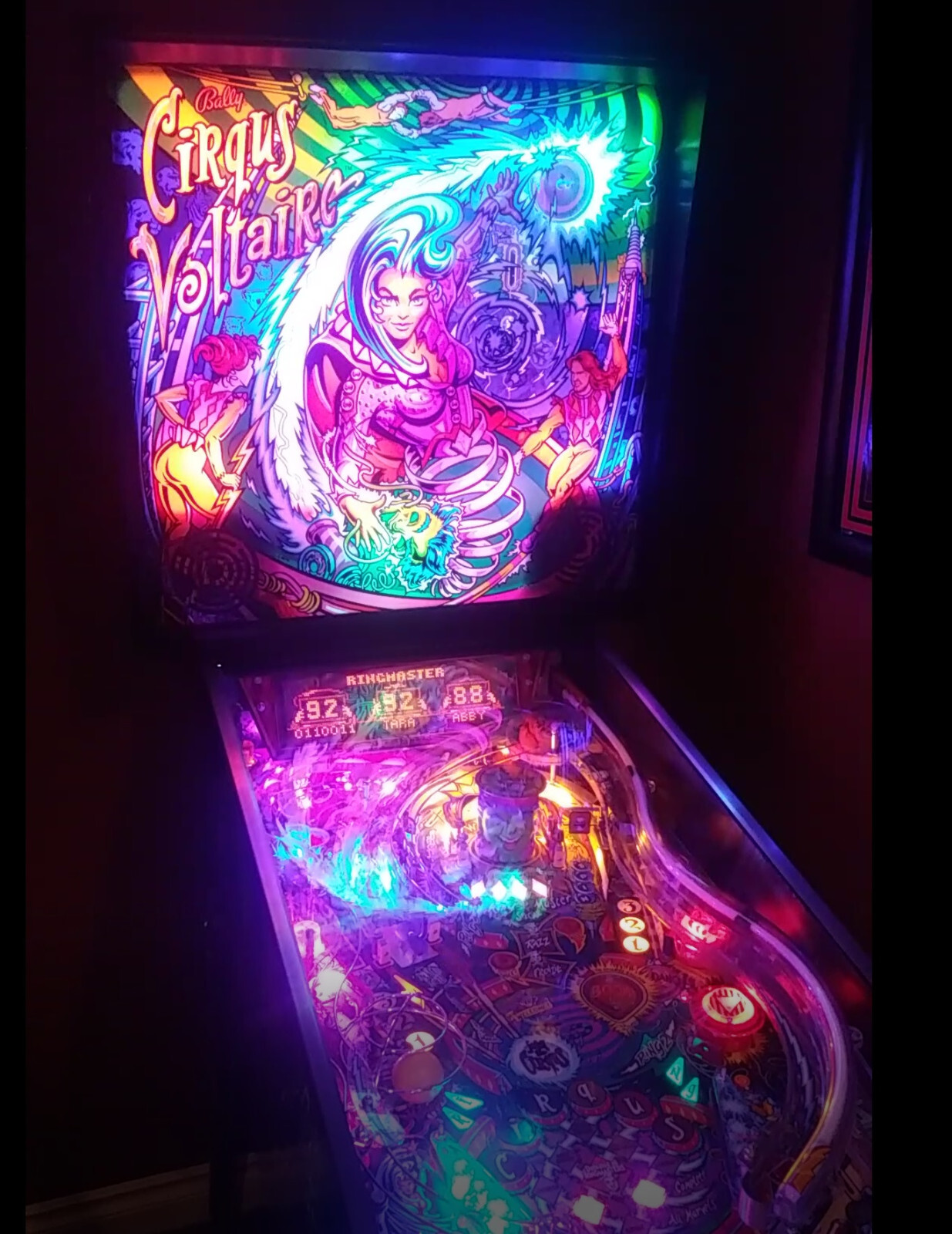 CIRQUS VOLTAIRE NON GHOSTING Lighting Kit custom SUPER BRIGHT PINBALL LED KIT