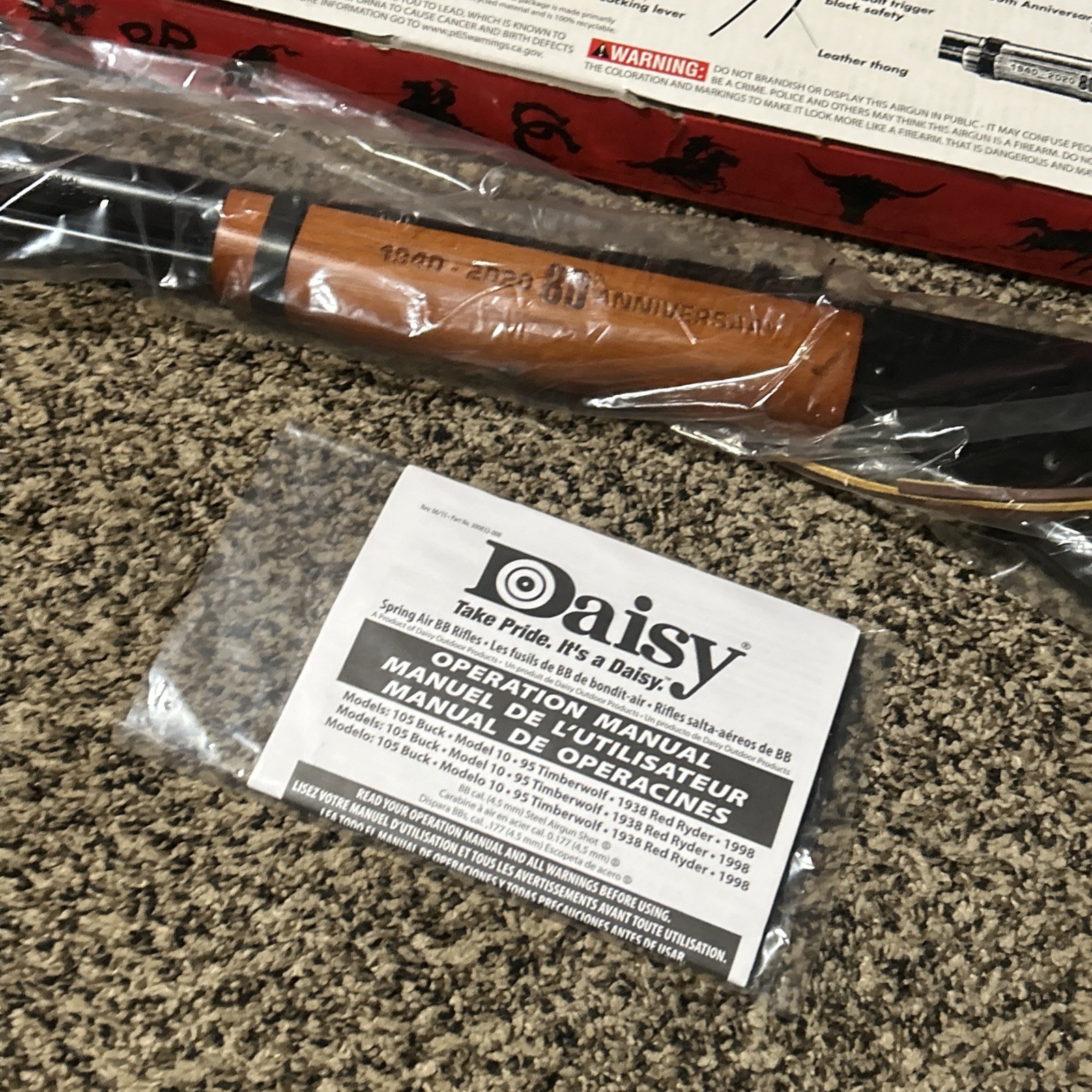 Daisy Red Ryder 650 80th Anniversary BB Gun - NEW in BOX