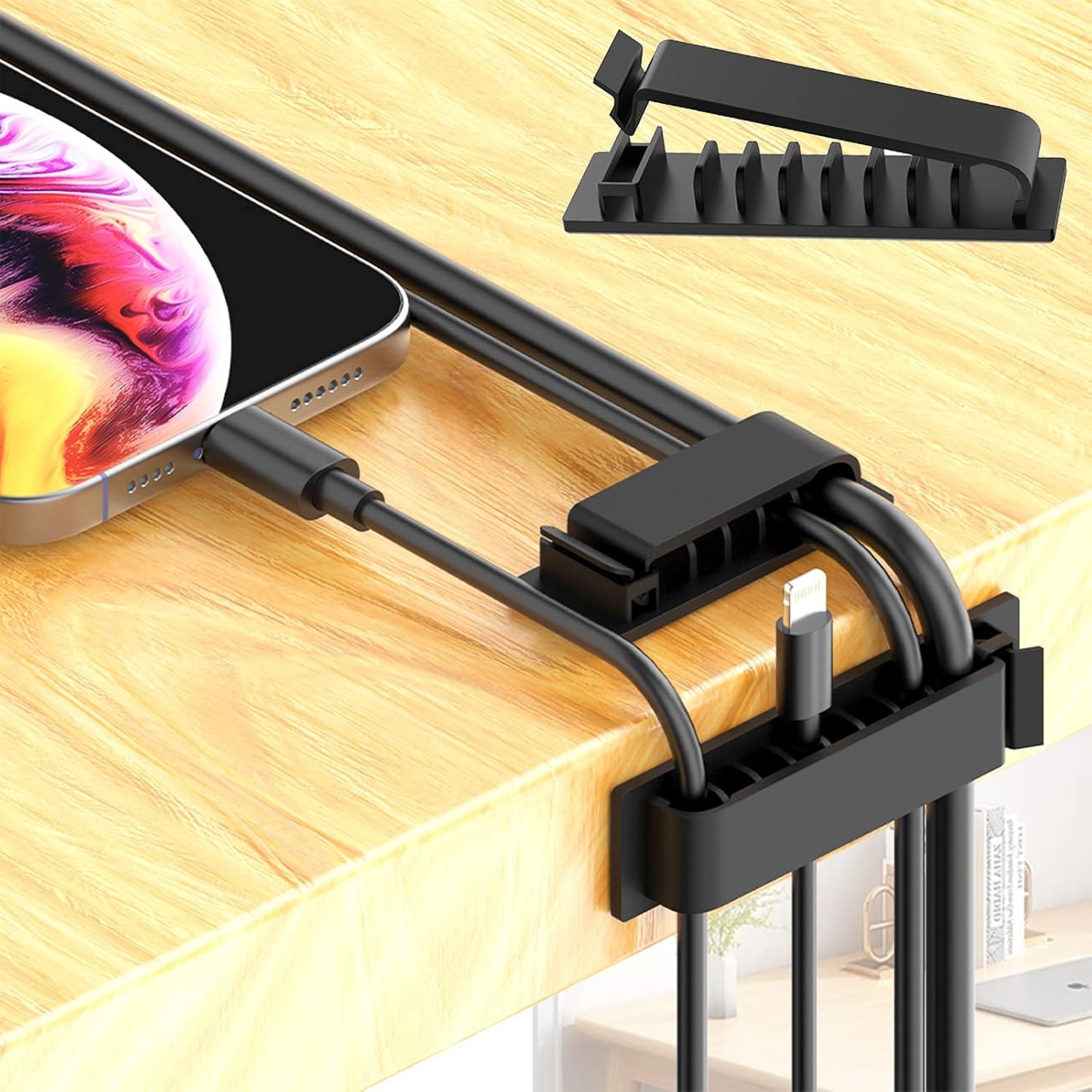 N NOROCME 192 PCS Cable Management Kit 4 Wire Organizer Sleeve,11 Cable Holder,3